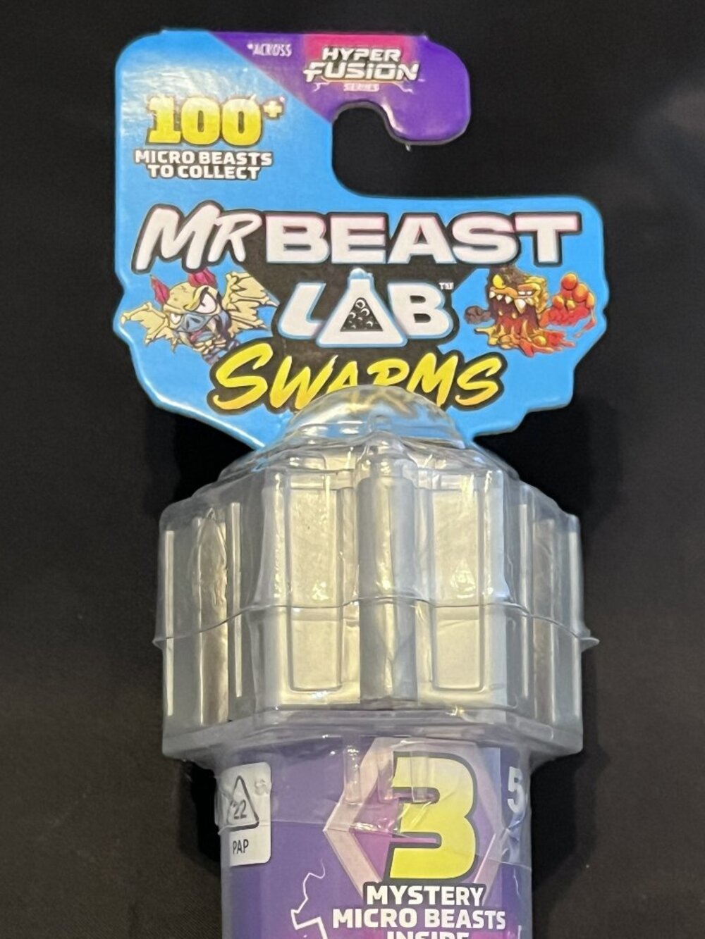 Mr Beast Master Lab Swarms 3 Mystery Miro Beast Figures Inside Tube Hyper Fusion